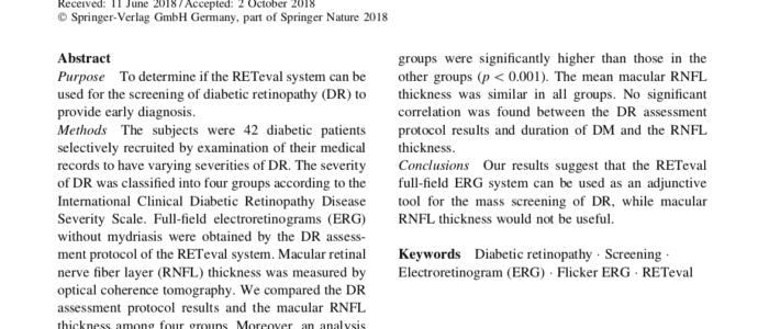 Role of a Mydriasis-Free