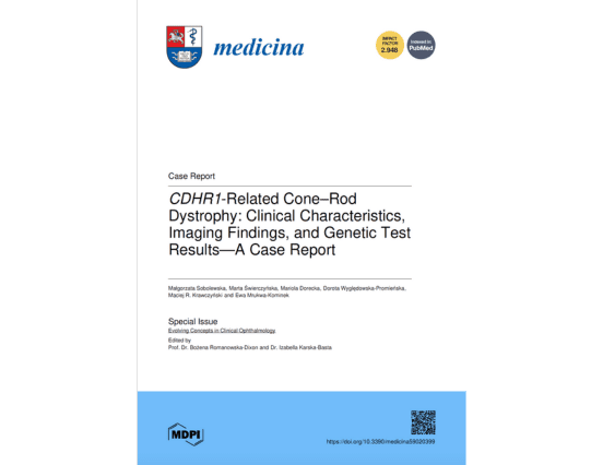 CDHR1-Related Cone–Rod Dystrophy